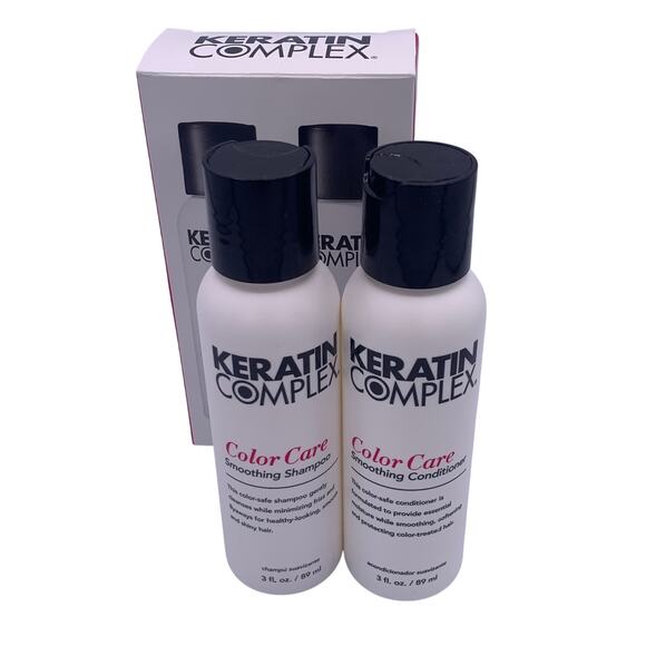 Keratin Complex COLOR CARE Shampoo/Conditioner Travel Set 6 oz (178 ml) NEW - Picture 1 of 6